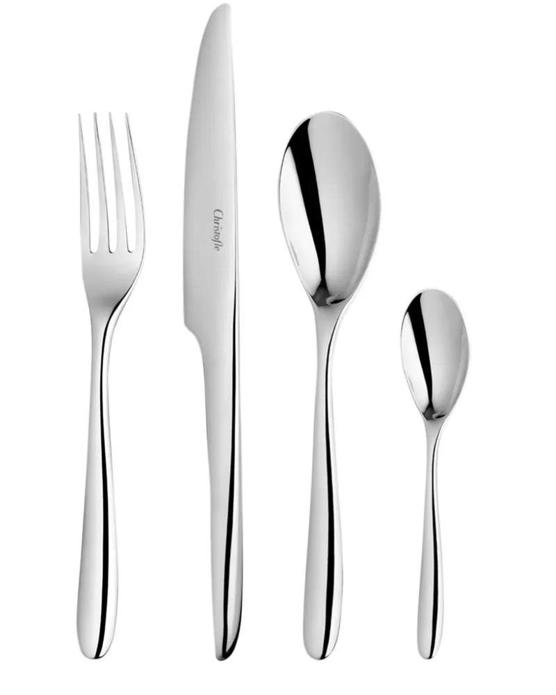 Christofle 48-teiliges L'Ame de  Besteck-Set (12 Personen) - Silber Silber