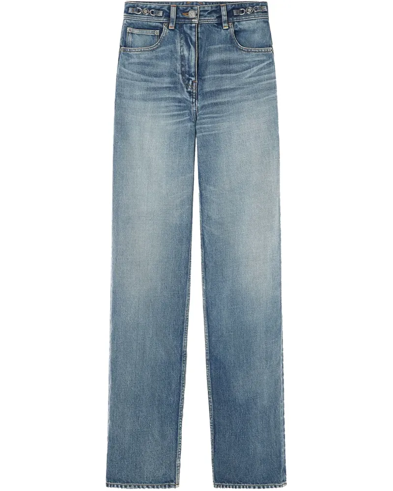 Versace Made in Japan Straight-Leg-Jeans - Blau Blau