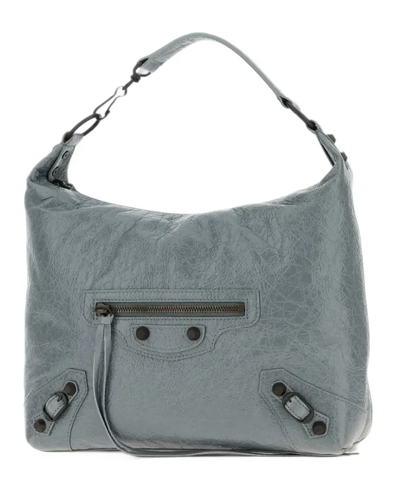 Balenciaga Le City hobo bag small in black - Blau Blau