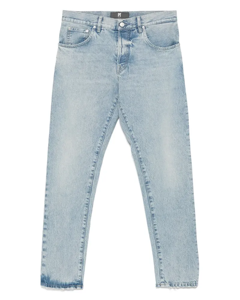 PT TORINO Jeans mit Logo-Patch - Blau Blau