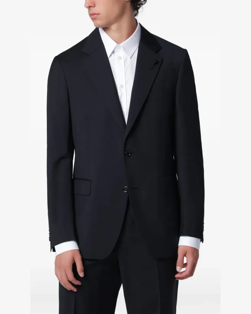 LARDINI Einreihige Feeling Jacke - Schwarz Schwarz
