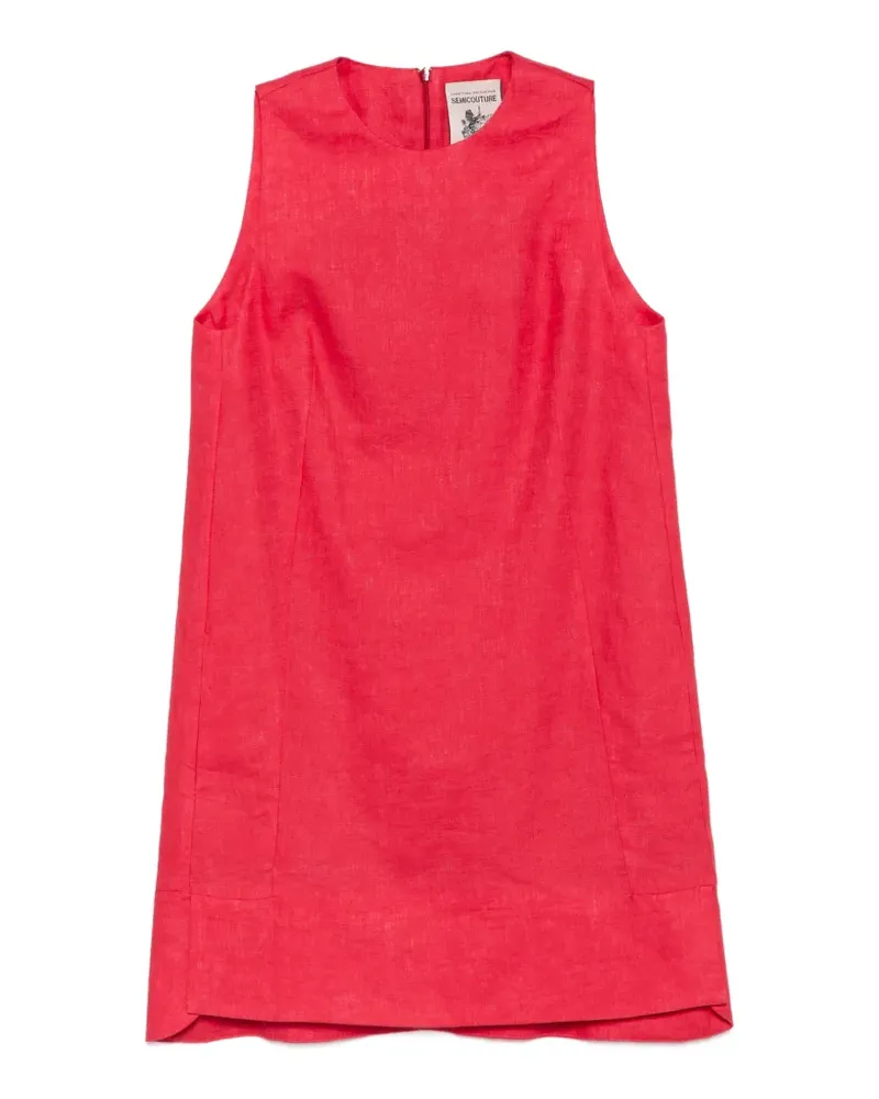 Semicouture Sheena sleeveless shift mini dress - Rosa Rosa