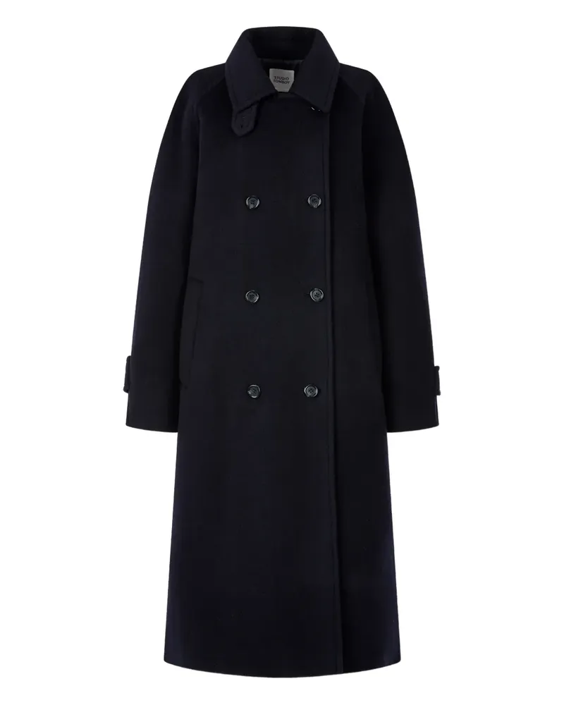 STUDIO TOMBOY Balmacaan double-breasted button-up coat - Blau Blau