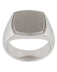 Tom Wood Quadratischer Ring Silber