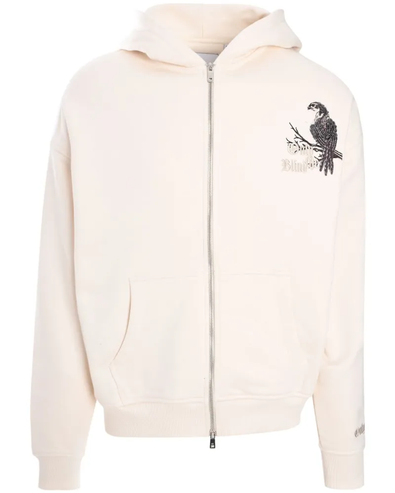 ONLY THE BLIND Undyed Falcon Hoodie - Nude Nude