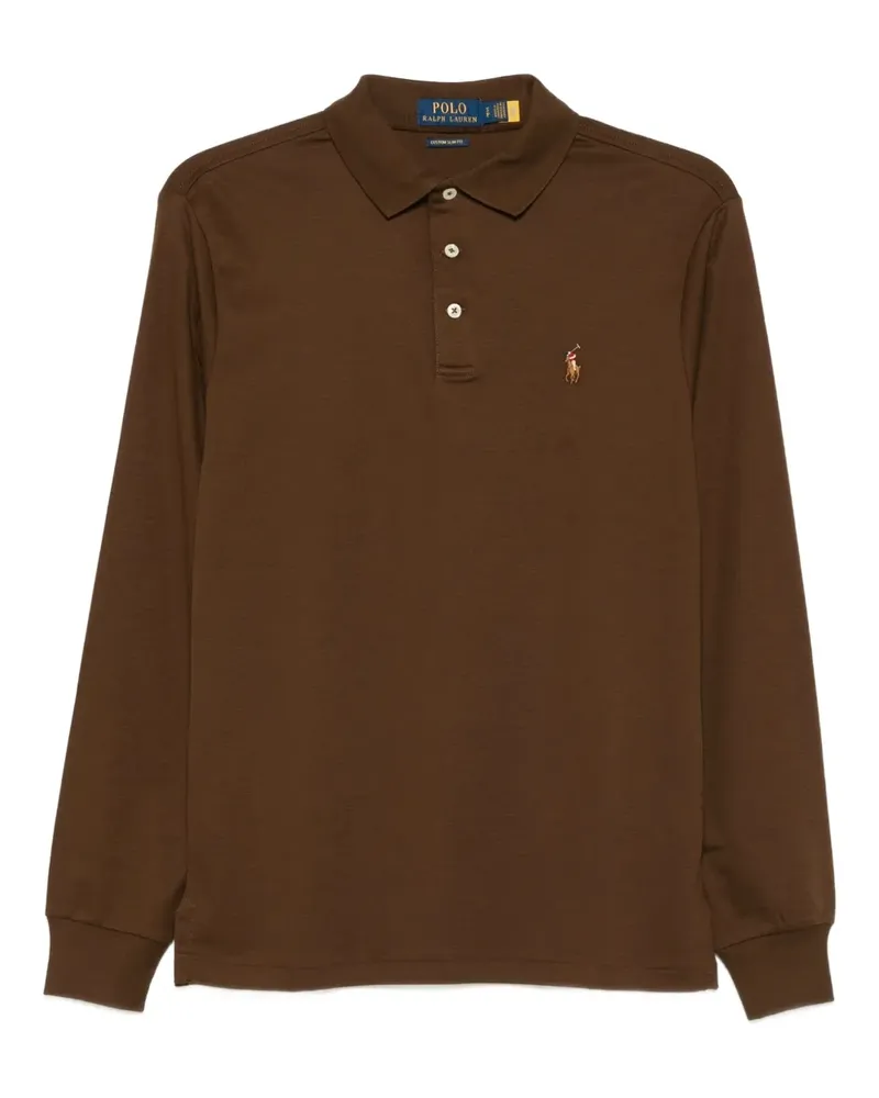 Ralph Lauren long-sleeve polo shirt - Braun Braun