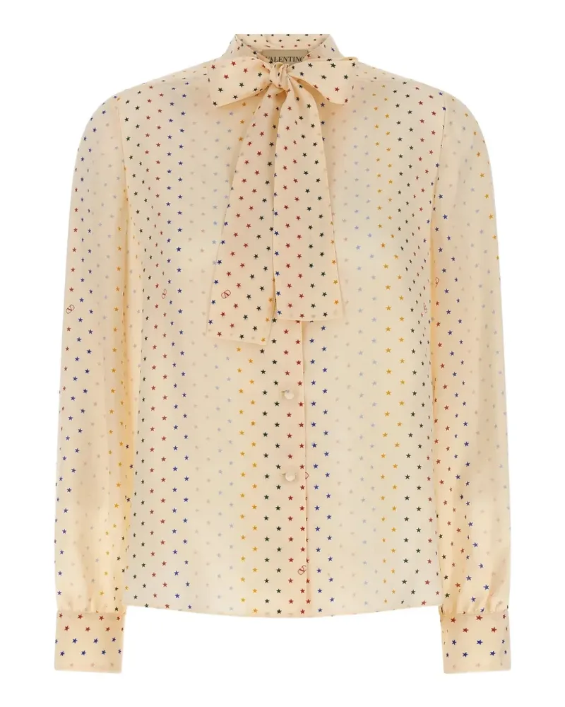 Valentino Garavani Hemd mit Stern-Print - Nude Nude