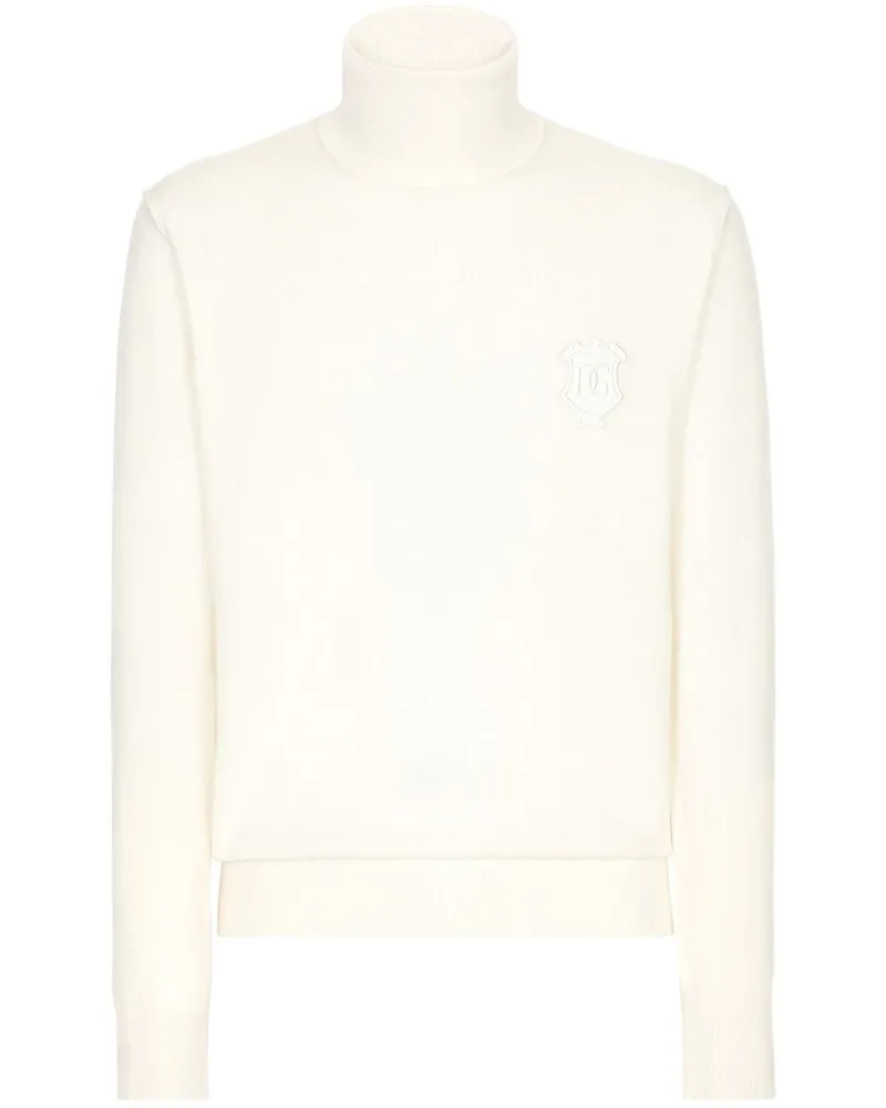 Dolce & Gabbana Kaschmirpullover mit Rollkragen - Nude Nude