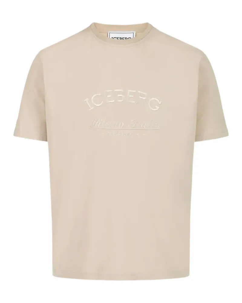 Iceberg embroidered T-shirt - Nude Nude
