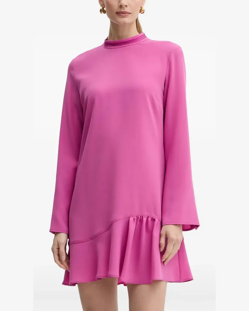 Pinko Gerüschtes Arancino Minikleid - Rosa Rosa