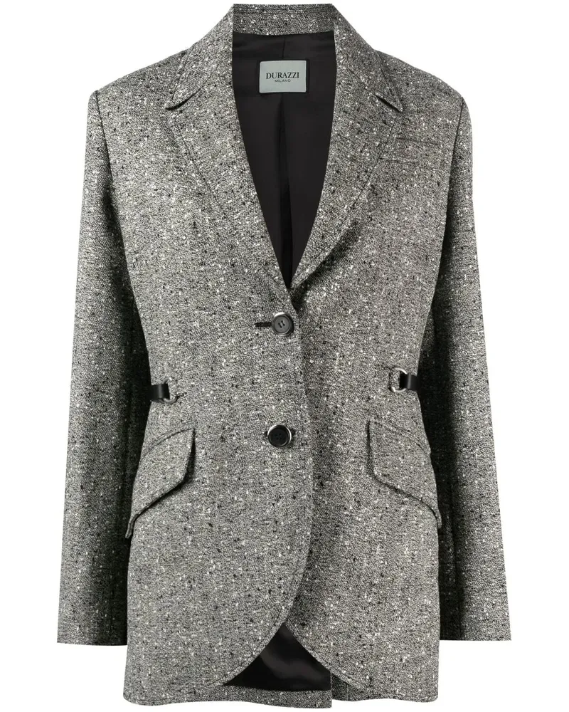 Durazzi Milano Einreihiger Blazer - Grau Grau