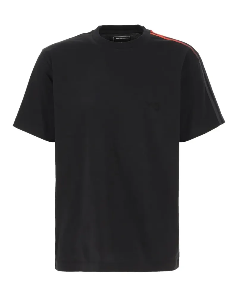 adidas Y-3 logo-print T-shirt - Schwarz Schwarz