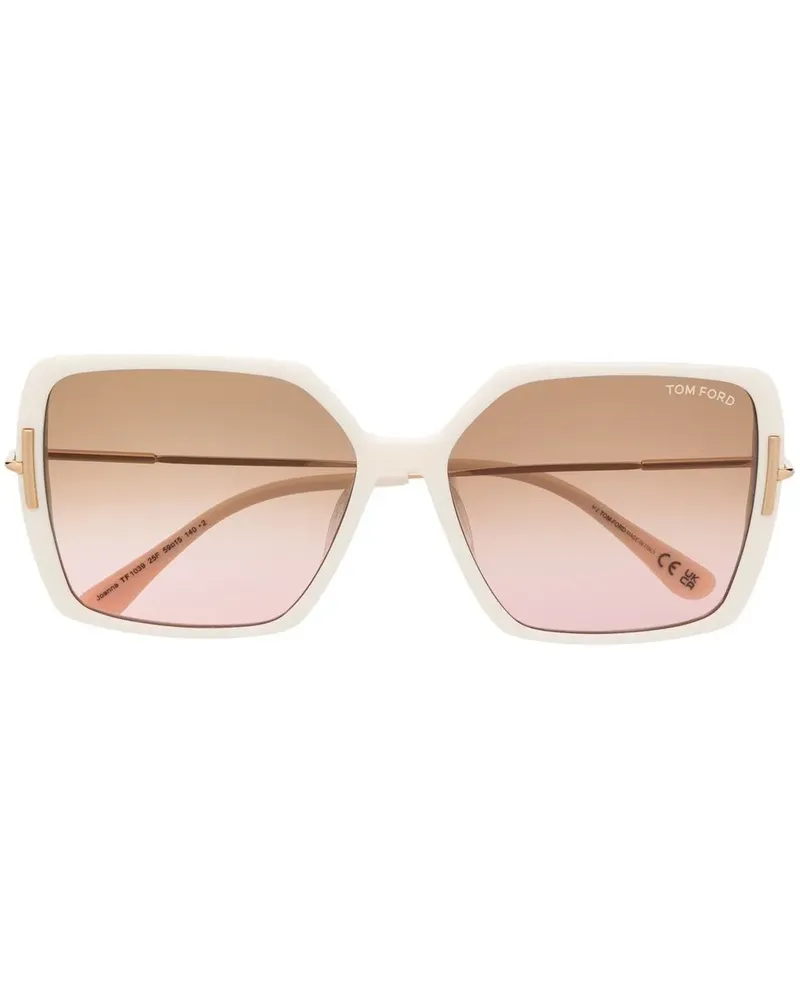 Tom Ford Sonnenbrille mit Farbverlauf - Nude Nude