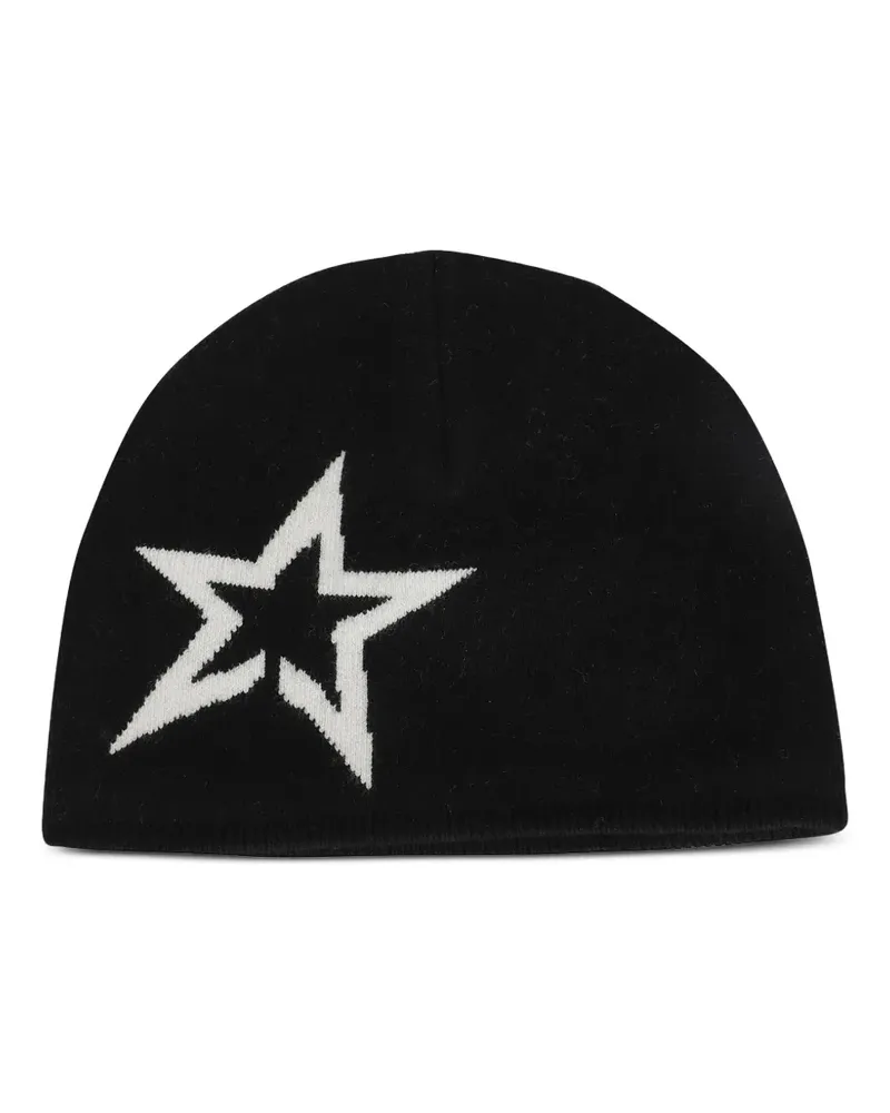 Perfect Moment Beanie mit Sternen - Schwarz Schwarz