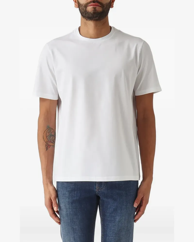 Herno T-Shirt mit rundem Ausschnitt - Weiß Weiß