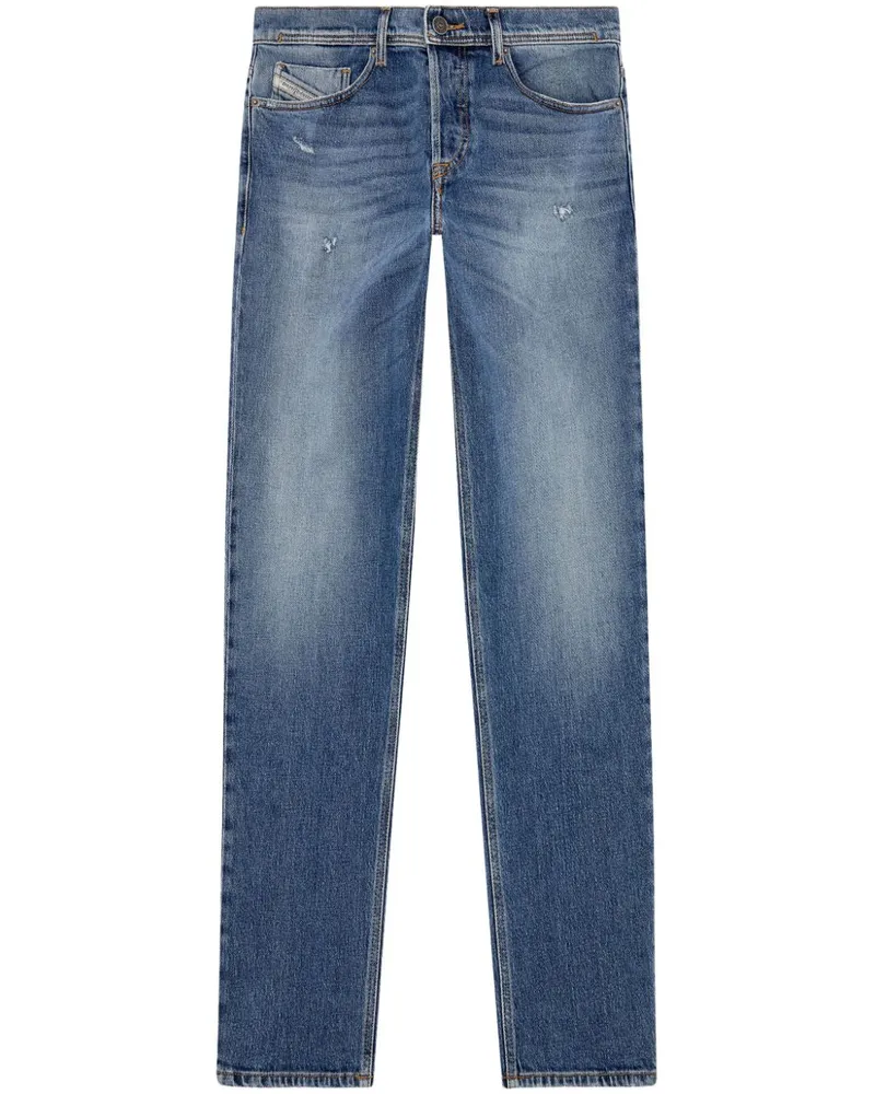 Diesel Tief sitzende D-Finitive Tapered-Jeans Blau