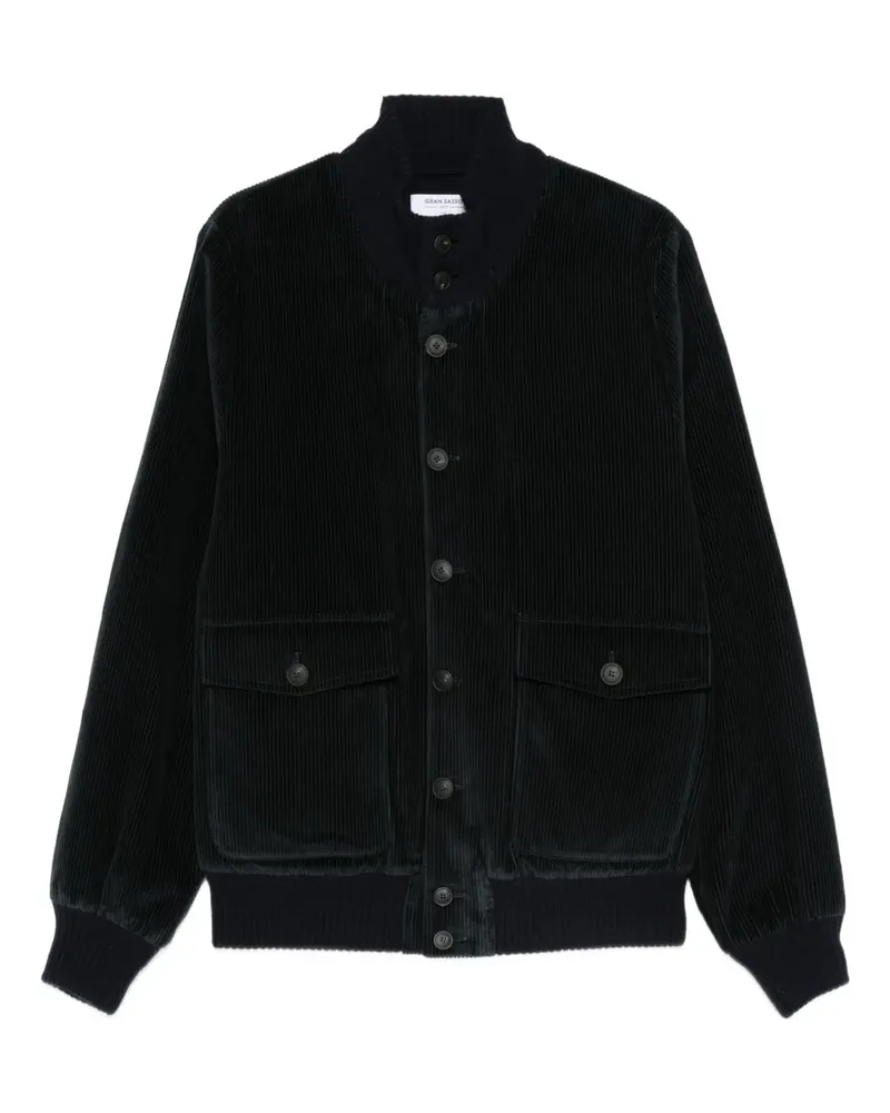 Gran Sasso Bomberjacke aus Cord - Blau Blau