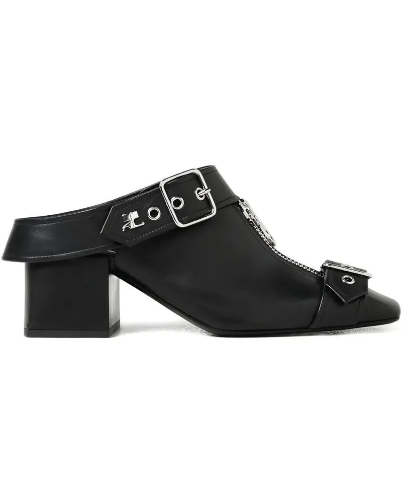 Courrèges Gogo buckle mules - Schwarz Schwarz