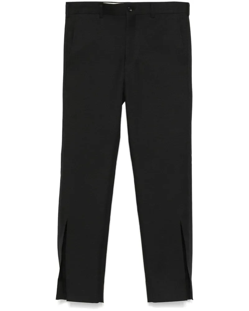 Comme des Garçons Hose mit Tapered-Bein - Schwarz Schwarz