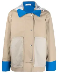 Helmut Lang Jacke in Colour-Block-Optik Nude