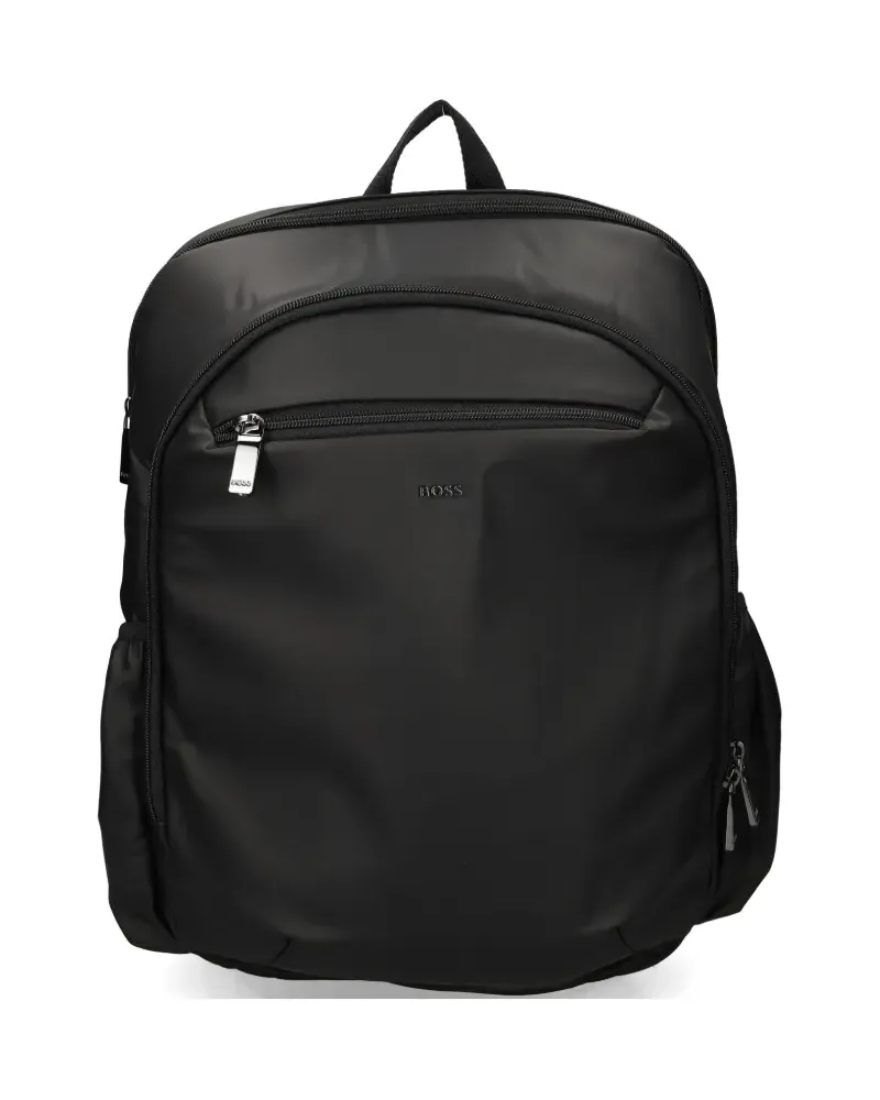 HUGO BOSS zip-up backpack - Schwarz Schwarz