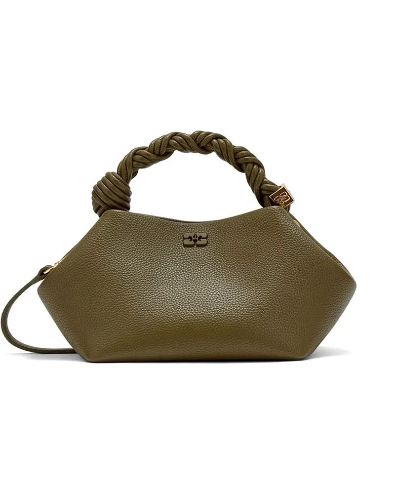 Ganni small Bou tote bag - Grün Grün