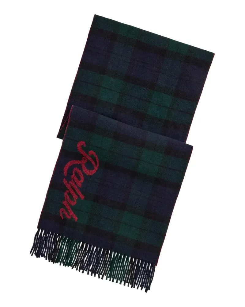 Ralph Lauren Schal mit Logo-Detail - Blau Blau