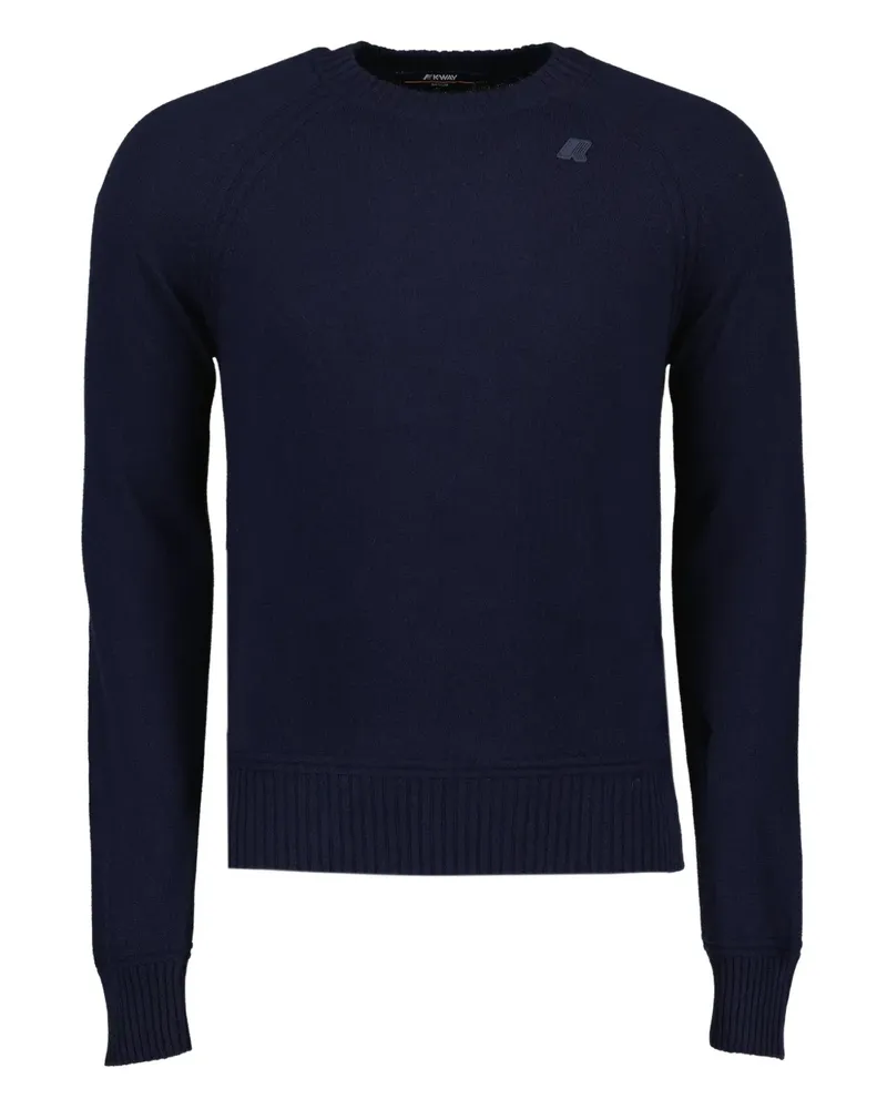 K-Way Gerippter Sebas Strick - Blau Blau