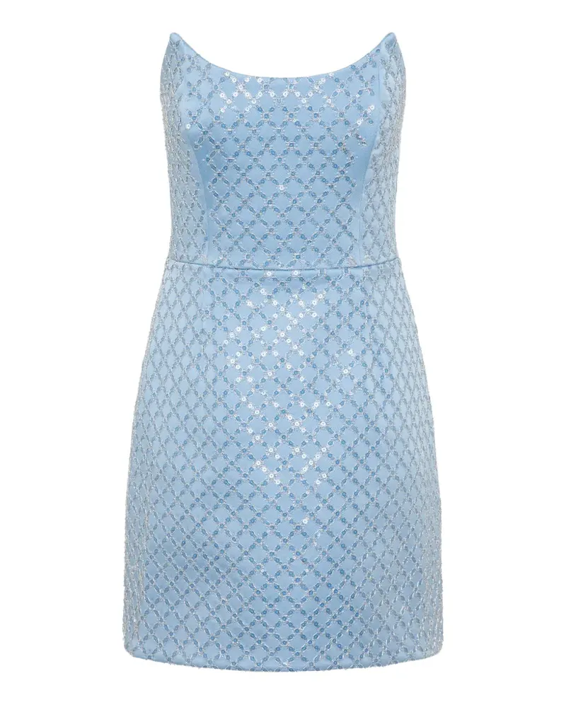 Rebecca Vallance Alix Minikleid mit Pailletten - Blau Blau