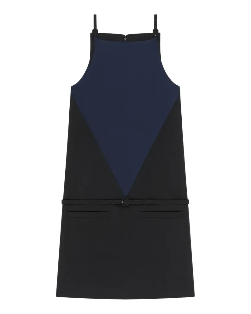 Courrèges Midikleid mit Schnallendetail - Schwarz Schwarz