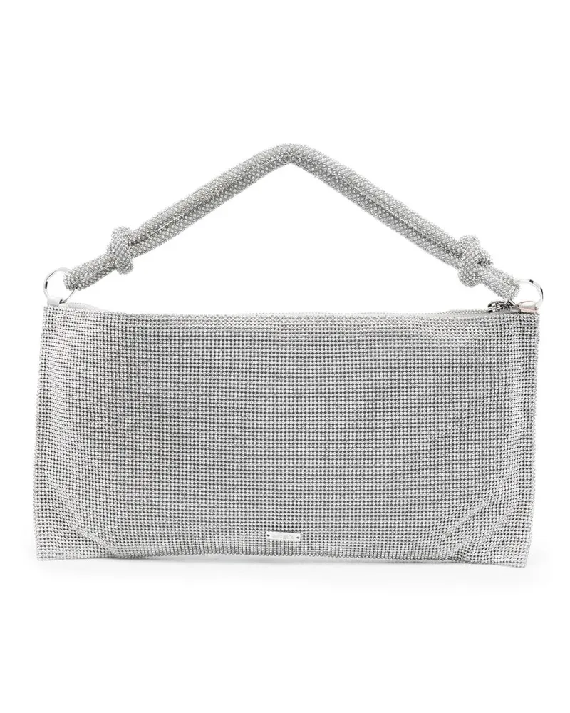 Cult Gaia Schultertasche mit Strassverzierung - Silber Silber