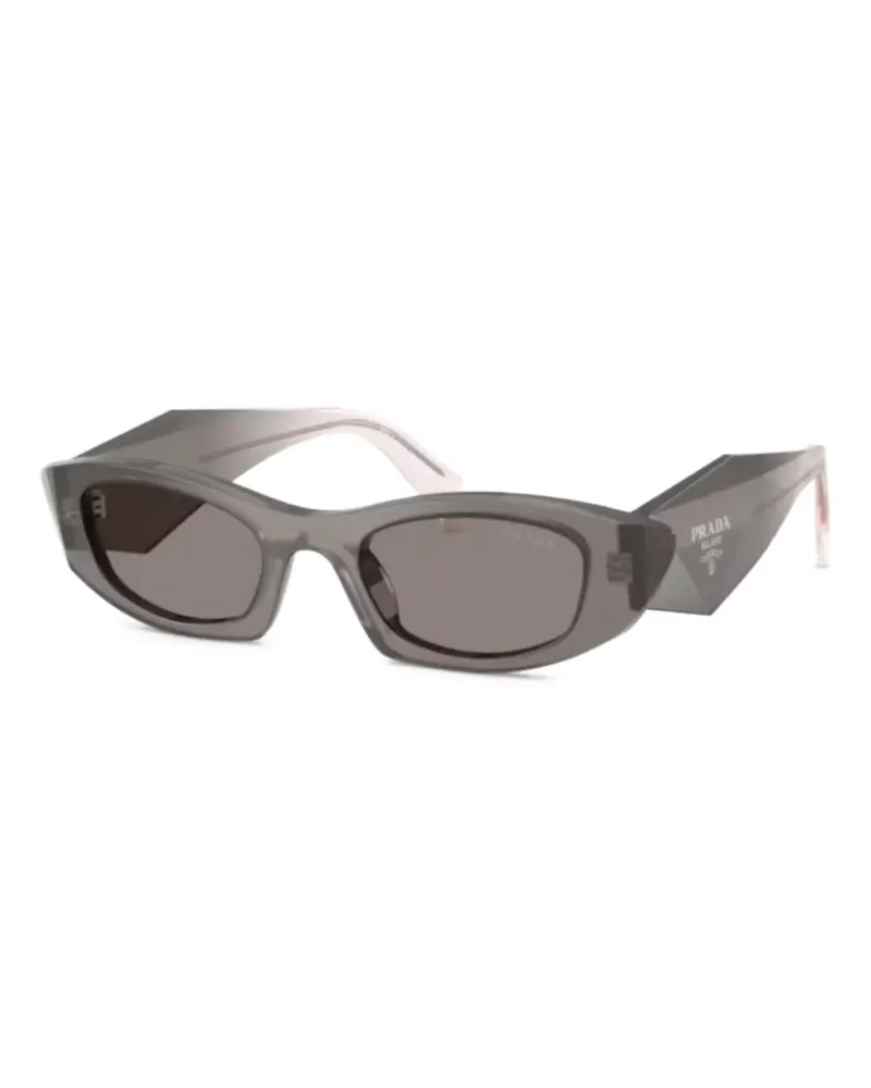 Prada Sonnenbrille mit Cat-Eye-Gestell - Grau Grau