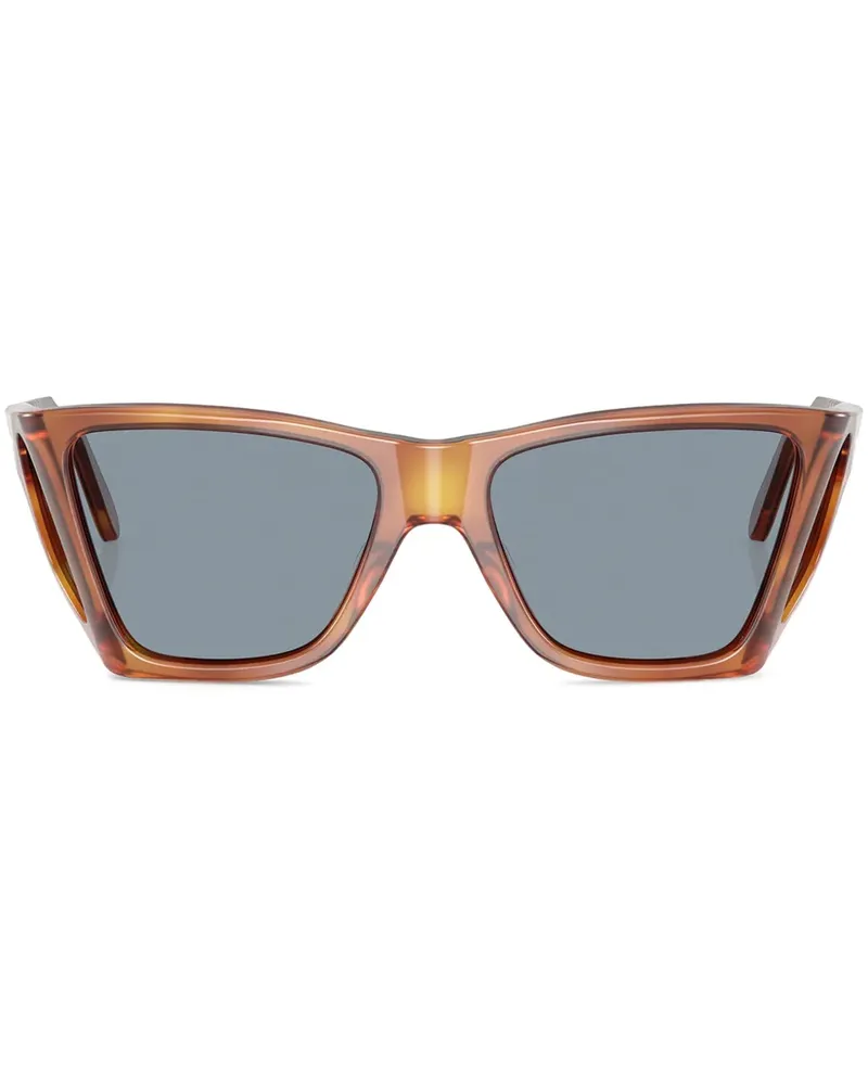 Persol Sonnenbrille mit geometrischem Gestell - Braun Braun