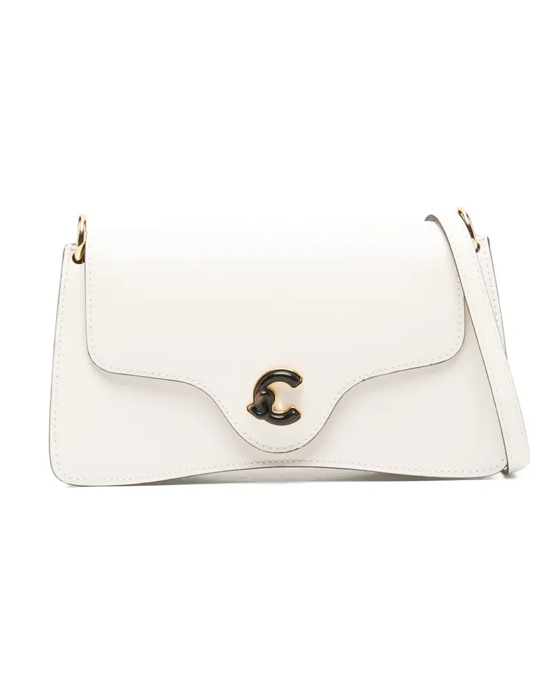 Coccinelle small C-Me logo cross body bag - Weiß Weiß