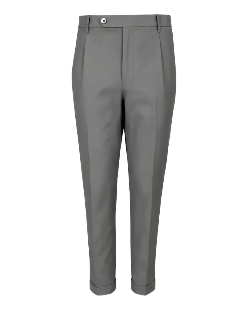 GTA pleated turn-up trousers - Grau Grau