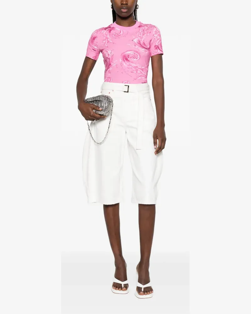 Versace Jeans printed T-shirt - Rosa Rosa