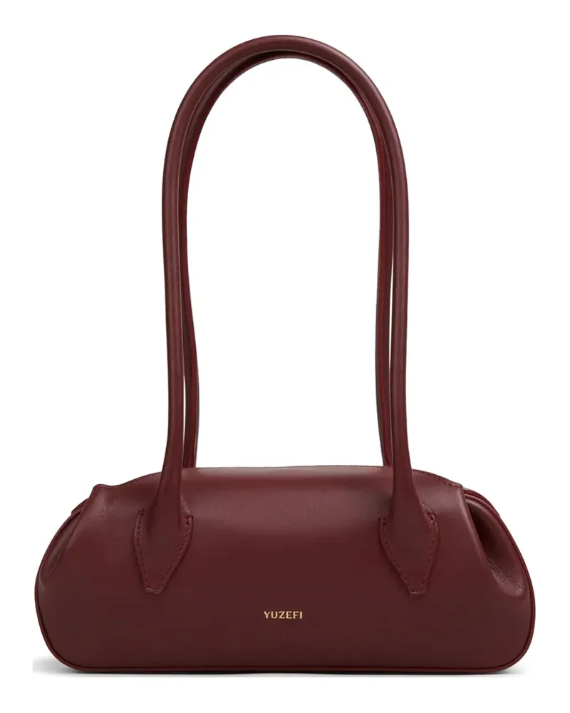 YUZEFI mini Oyster leather shoulder bag - Rot Rot