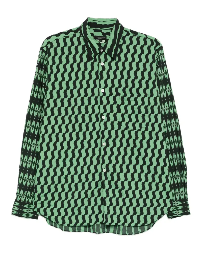 Comme des Garçons printed shirt - Grün Grün