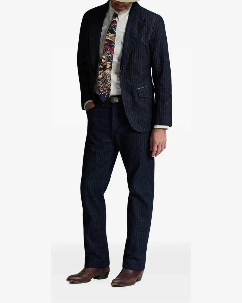 Ralph Lauren Hose mit Nadelstreifen - Blau Blau