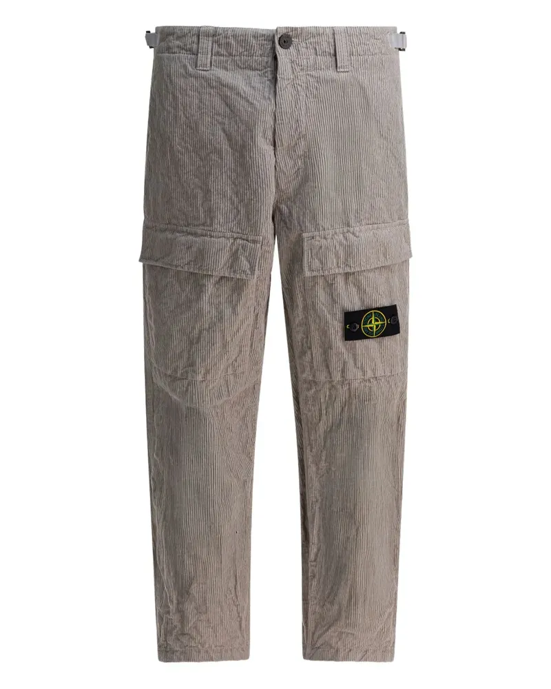 Stone Island Cargohose mit Nadelstreifen - Grau Grau