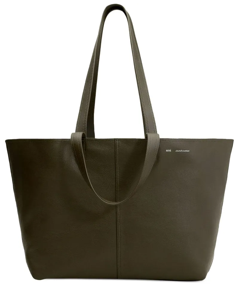 AMI Paris Midi Tote Bag - Grün Grün