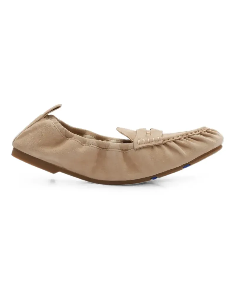 Burberry suede fawn loafers - Nude Nude