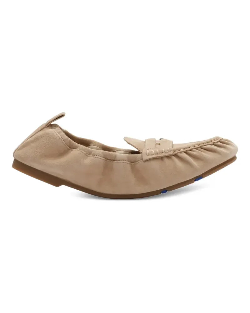 Burberry suede fawn loafers - Nude Nude
