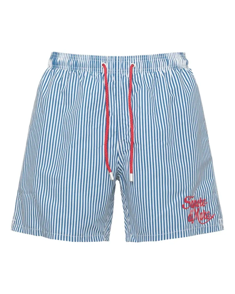 MC2 Saint Barth Gustavia striped swim shorts - Blau Blau