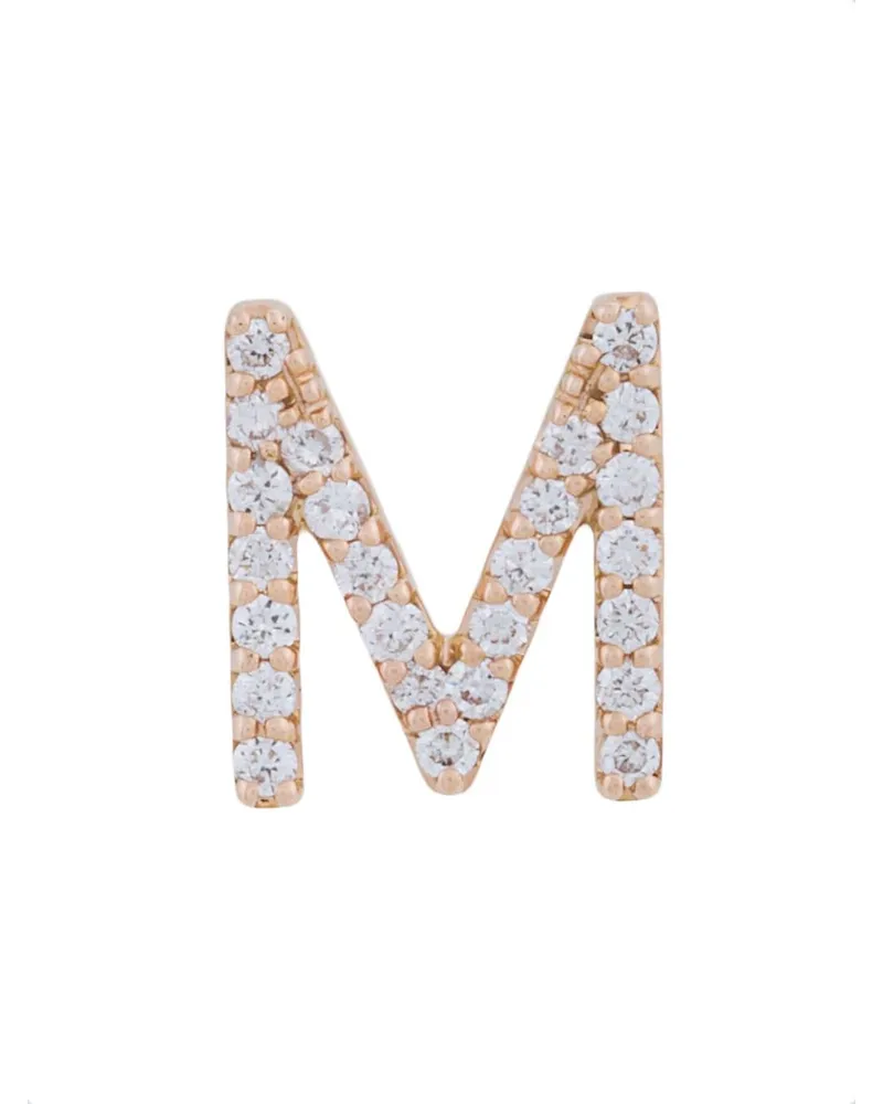 Alinka 18kt ' ID' Rotgoldohrstecker mit Diamanten - Metallic Metallic