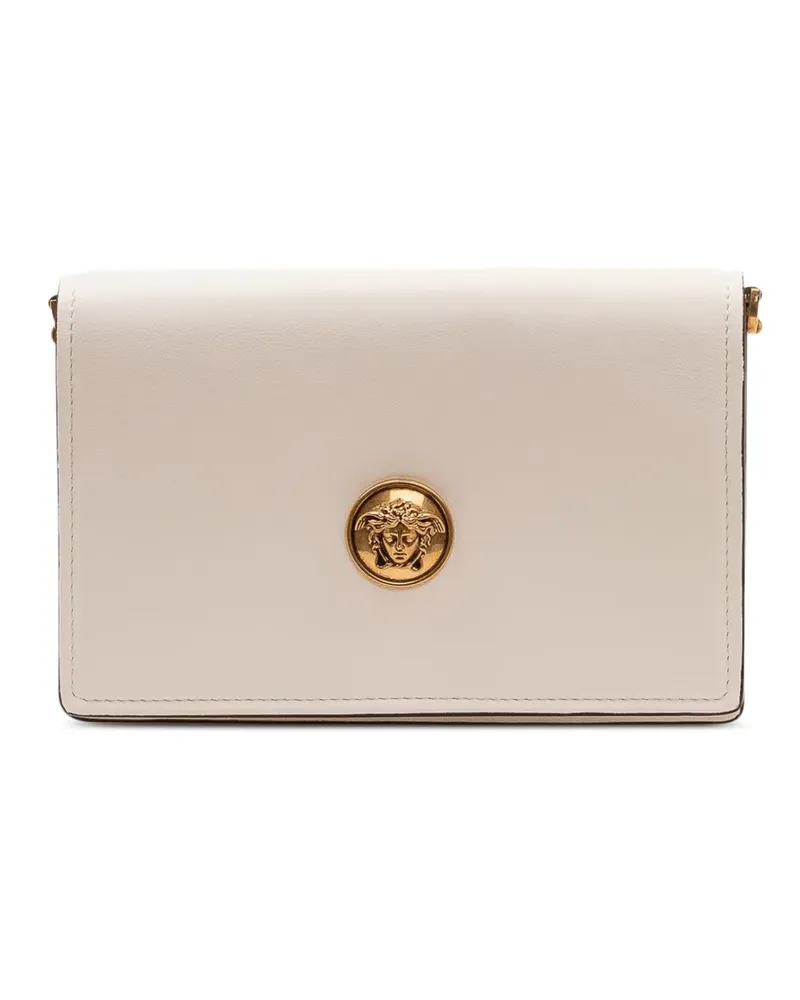 Versace Medusa plaque leather mini bag - Weiß Weiß