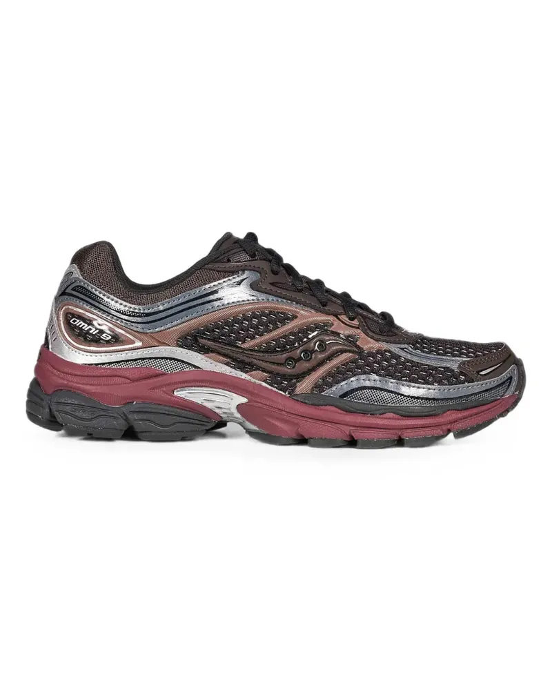 Saucony Omni 9 panelled sneakers - Braun Braun