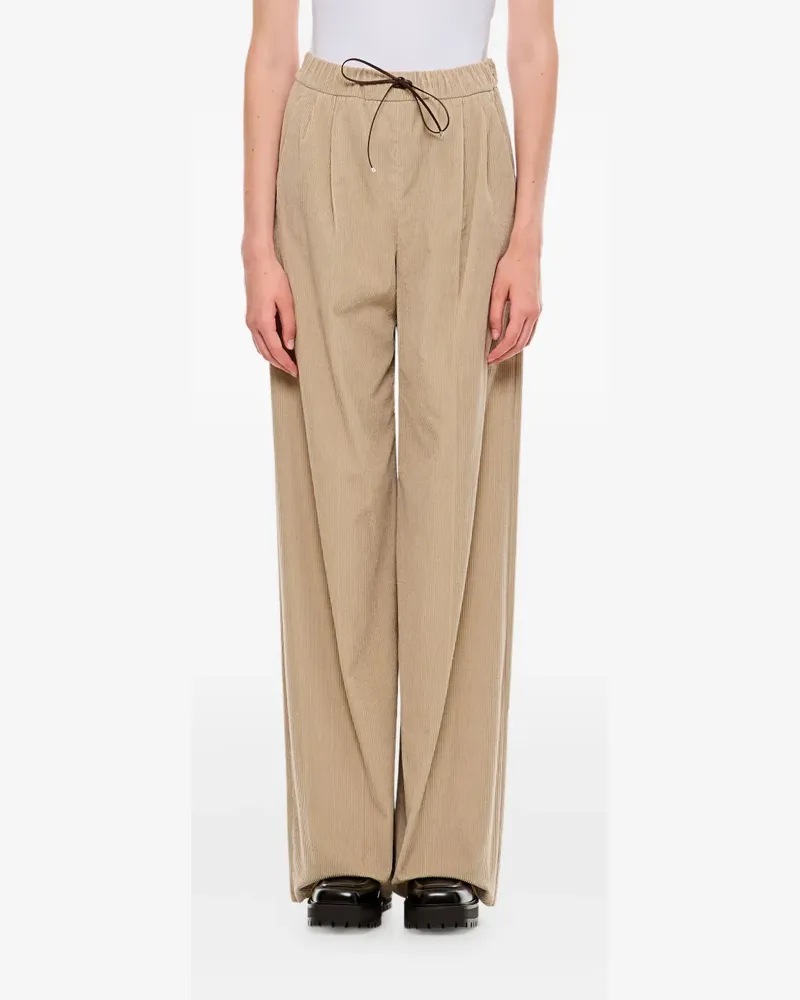 Max Mara Lerici Hose mit Falten - Nude Nude