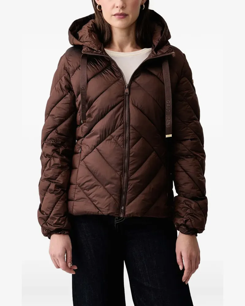Gaudi quilted hooded jacket - Braun Braun