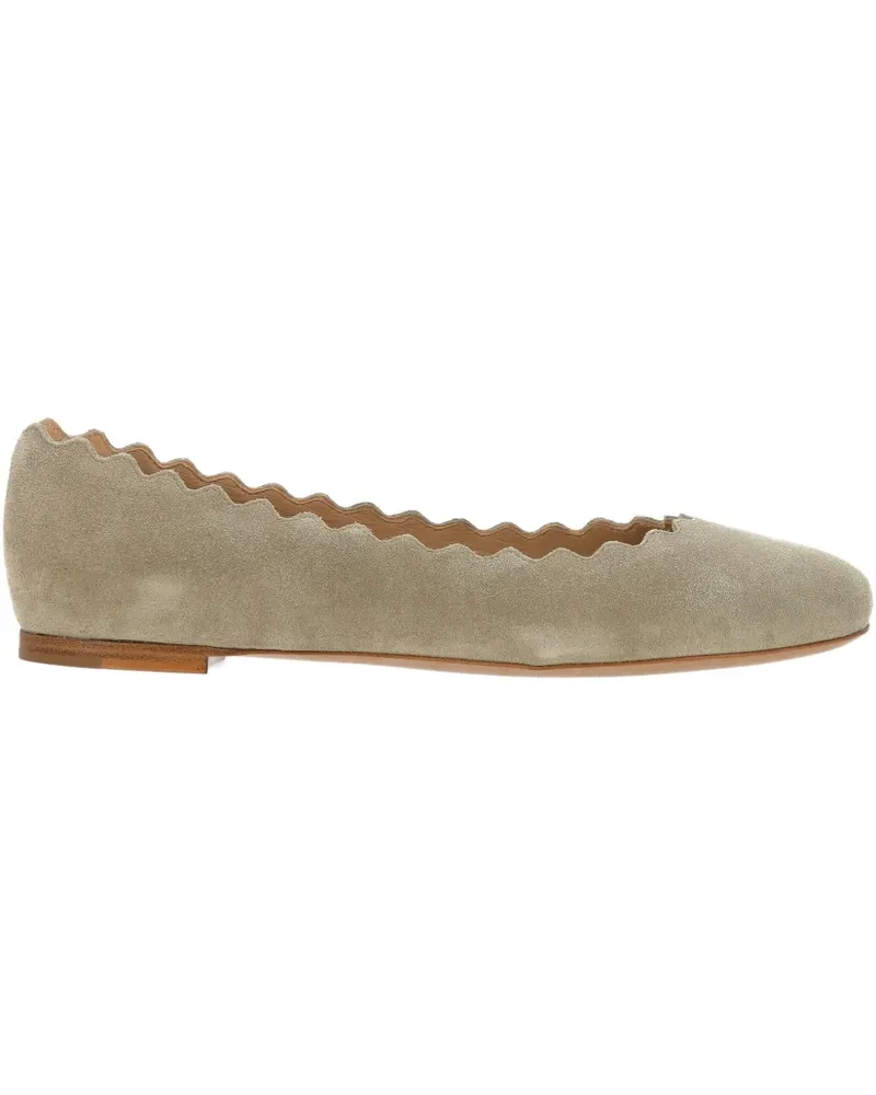 Chloé wavy edges lauren ballerina - Grün Grün